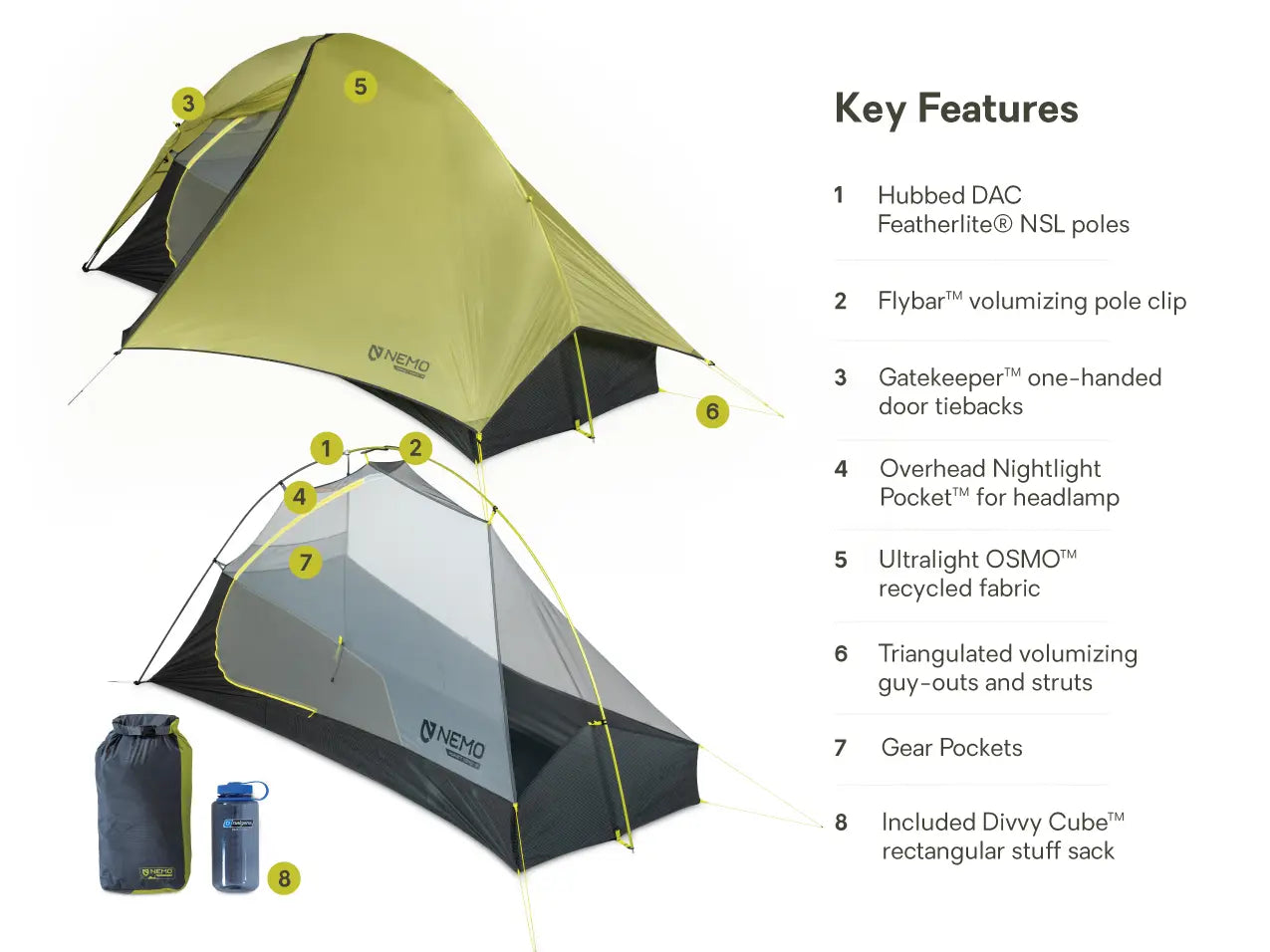 Nemo Hornet OSMO 1P Tent